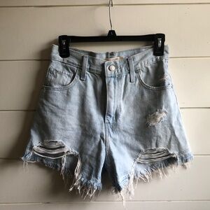 Levi High Waisted Mom Shorts